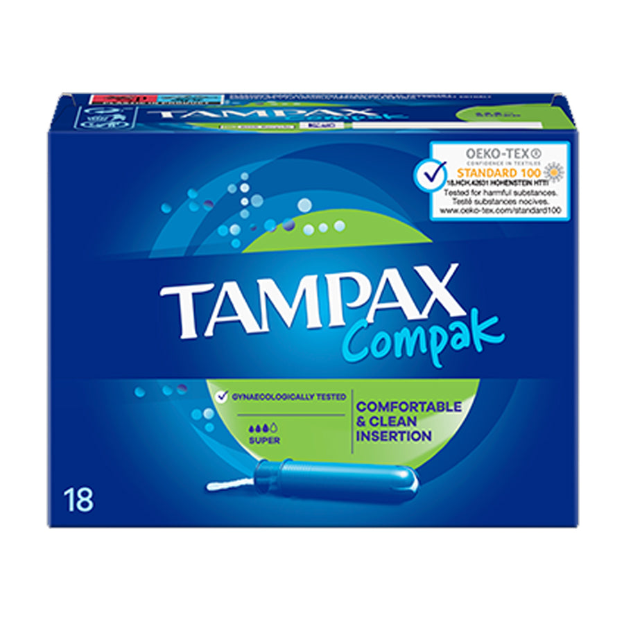 Tampax Compak Super 18 Tampons
