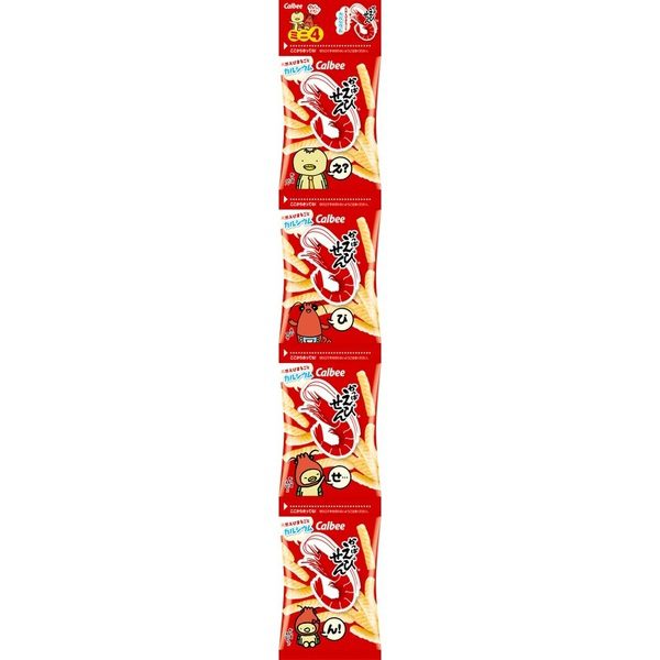 Calbee Shrimp Cracker Snack Mini (4x12g)
