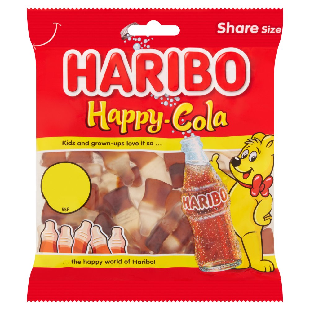 Haribo Gummy Happy Cola 140g
