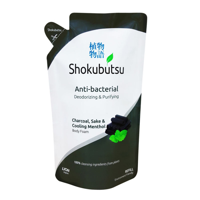 Shokubutsu Body Foam 600ml Refill Anti-Bacterial Deodorizing & Purifying