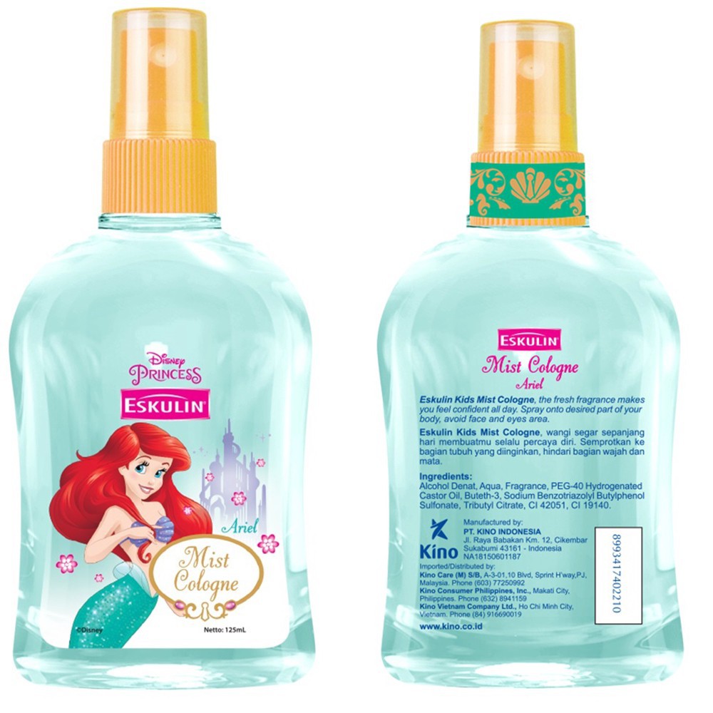 Eskulin Mist Cologne 125ml Ariel