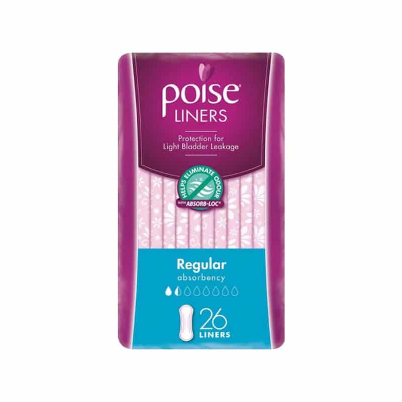 Poise Liners 26s Regular