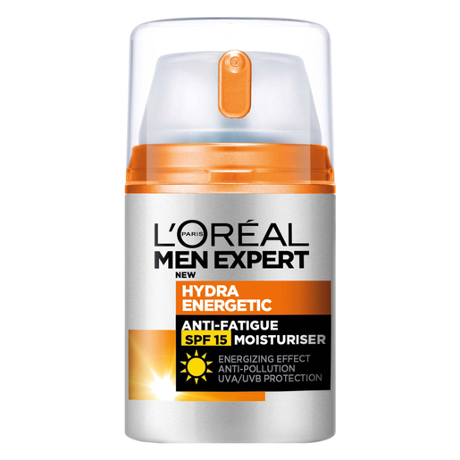 L'Oreal Men Moisturiser Hydra Energetic SPF15 50ml Anti-Fatigue