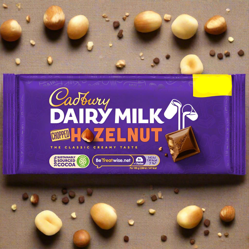 Cadbury Dairy Milk Hazelnut Bar Chocolate