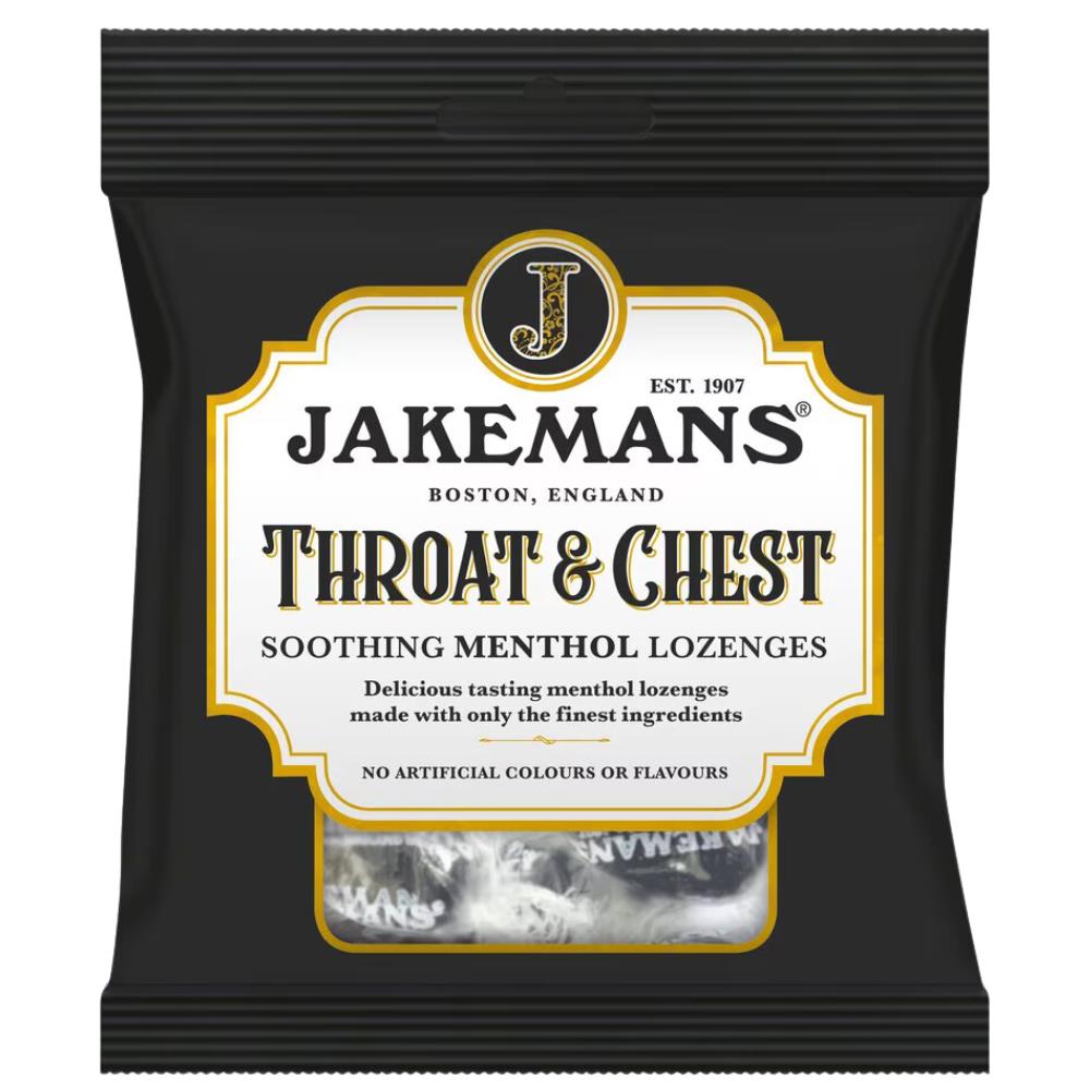 Jakemans Throat & Chest Menthol Lozenges Pack