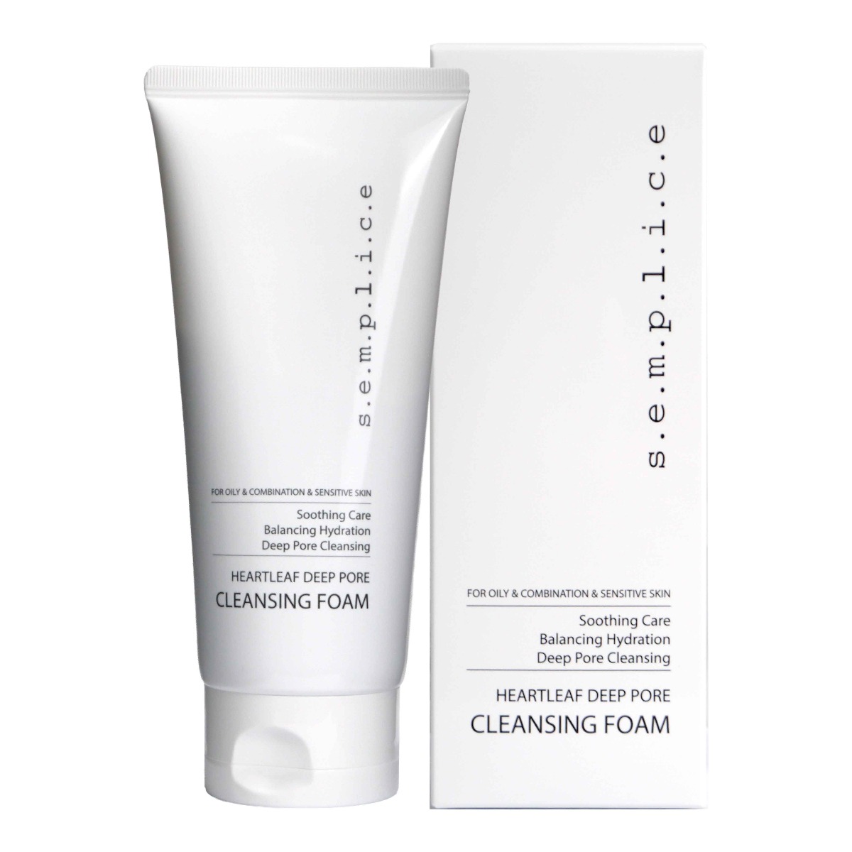 s.e.m.p.l.i.c.e Heartleaf Deep Pore Cleansing Foam