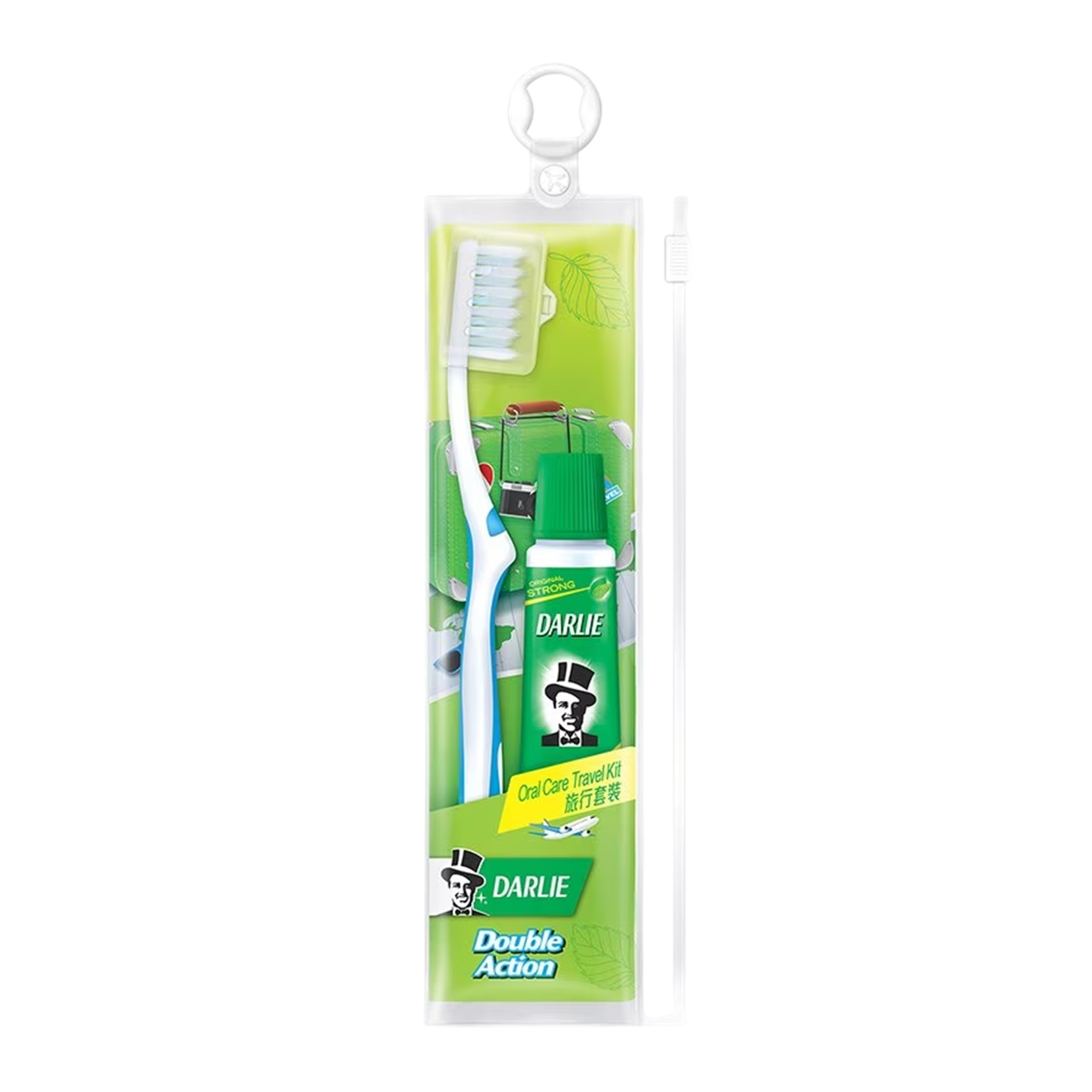 Darlie Double Action Toothpaste + Toothbrush Travel Kit