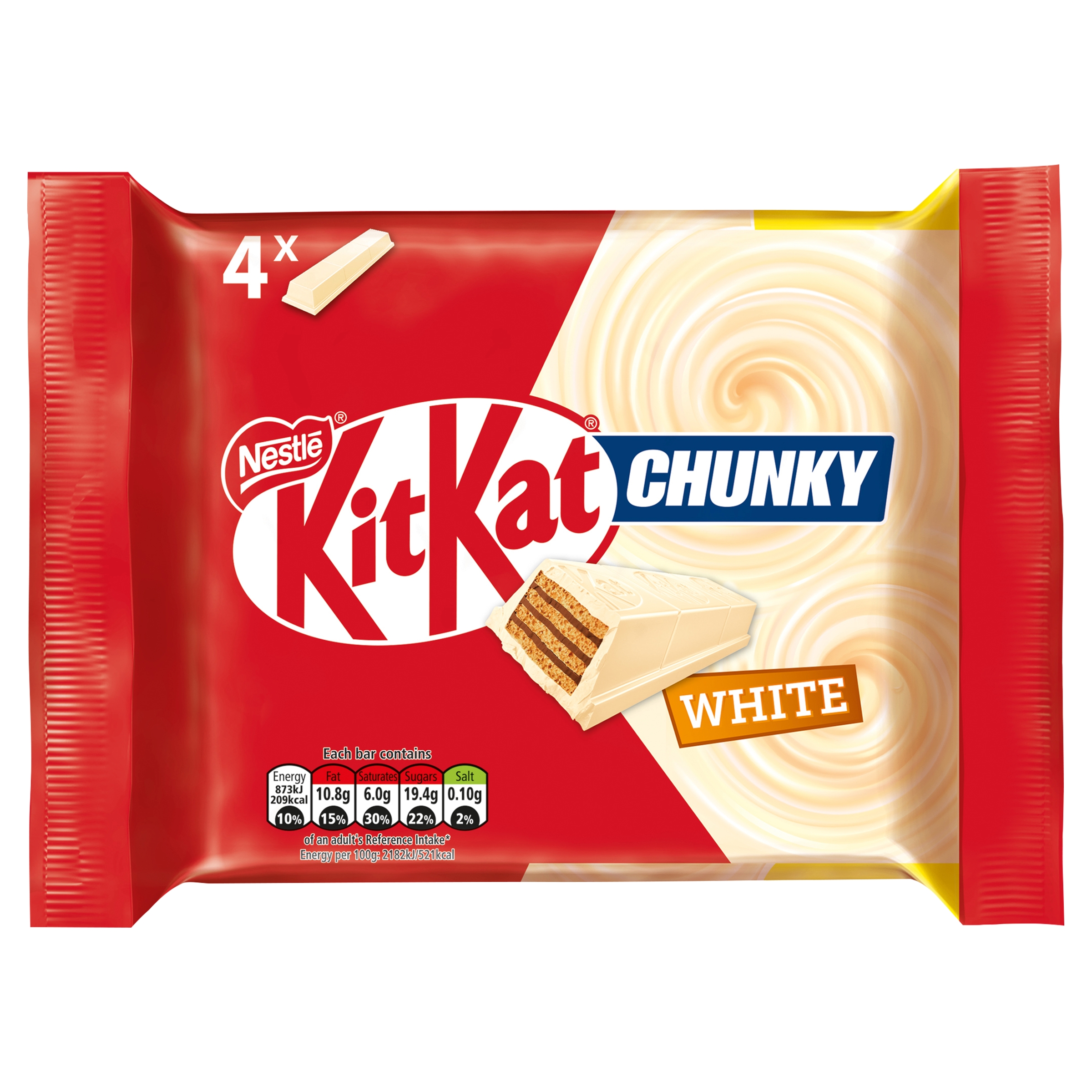 Nestle Kit Kat Chunky White 40gx4