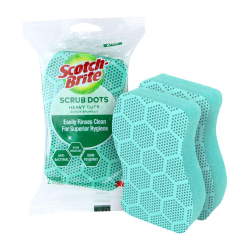 Scotch Brite Scrub Sponges 2s Heavy Duty