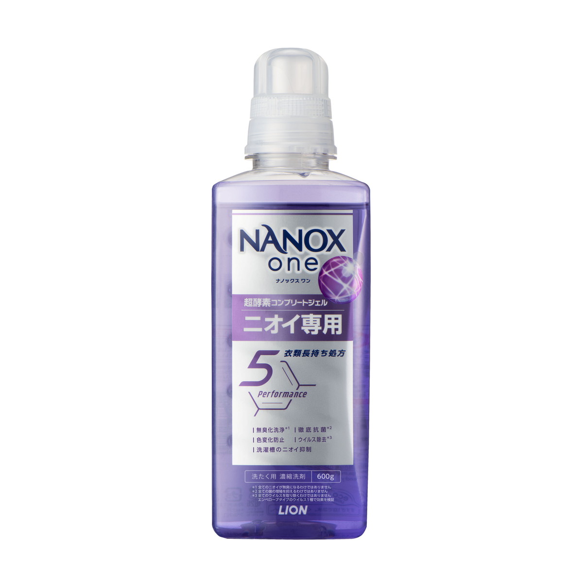 Lion Nanox One Liquid Laundry Detergent 5 Performance