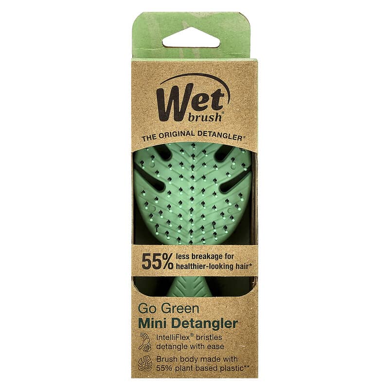 Wet Brush Detangler Mini Go Green-Green 1s