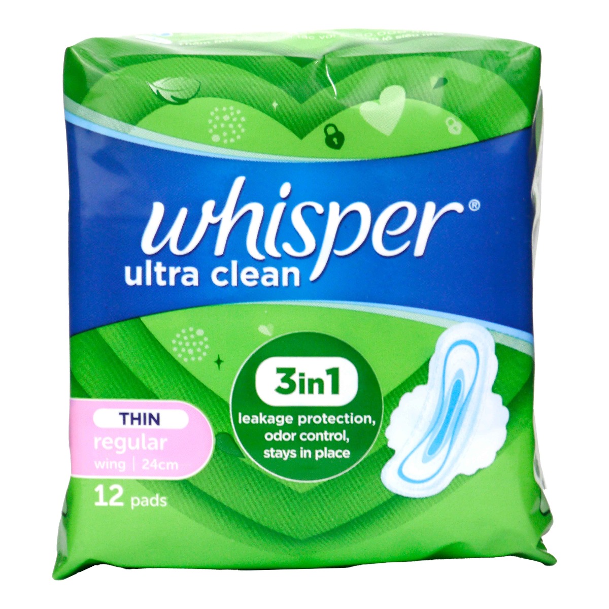 Whisper Ultra Clean Thin Regular Wing 12s