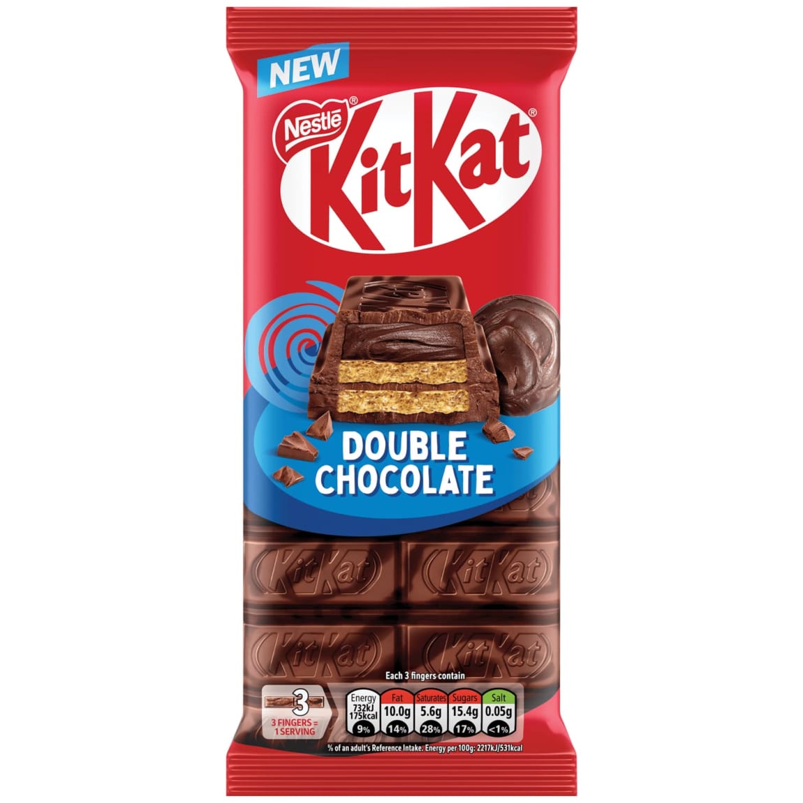Nestle Kit Kat Bar Double Chocolate 99g