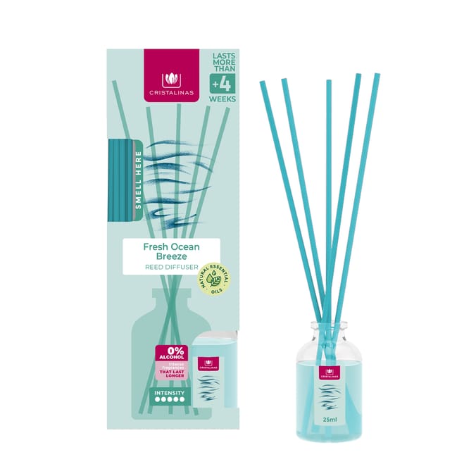 Cristalinas Reed Diffuser Fresh Ocean Breeze