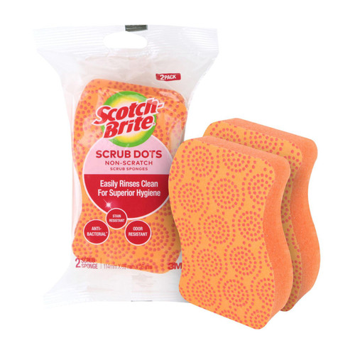 Scotch Brite Scrub Sponges 2s Non-Scratch