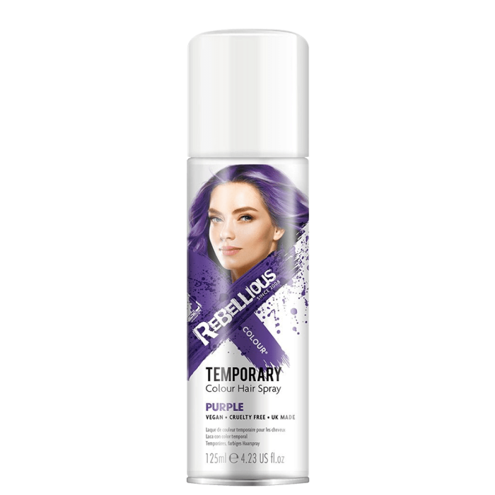 Rebellious Colours Temp Colour Hair Spray Purple