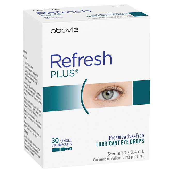 Refresh Plus Preservative-Free Eye Drops x 30