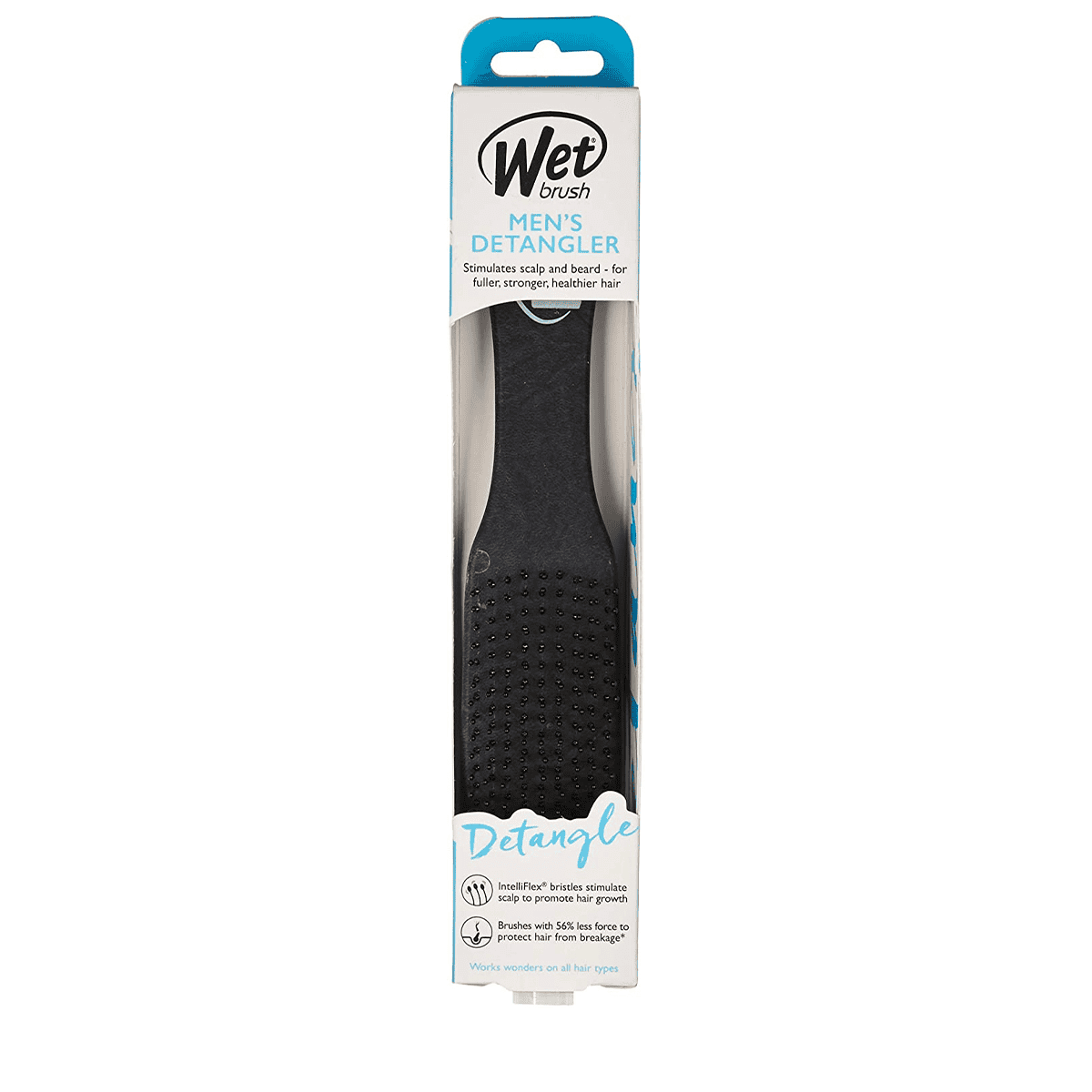 Wet Brush Men's Detangler Black Leather 1s