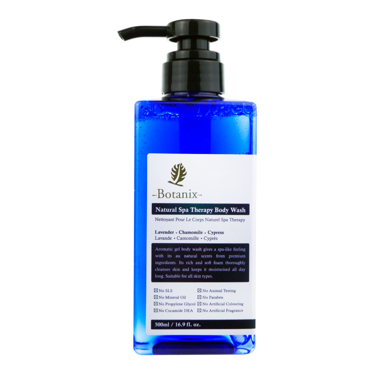 Botanix Natural Spa Therapy Body Wash Lavender Chamomile Cypress