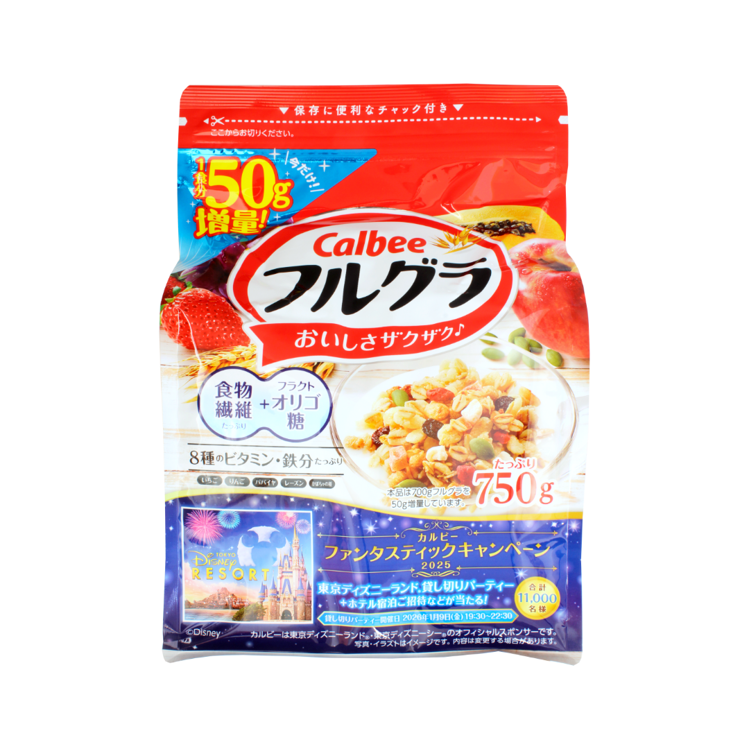 Calbee Natural Fruit Granola 750g (700g + 50g)