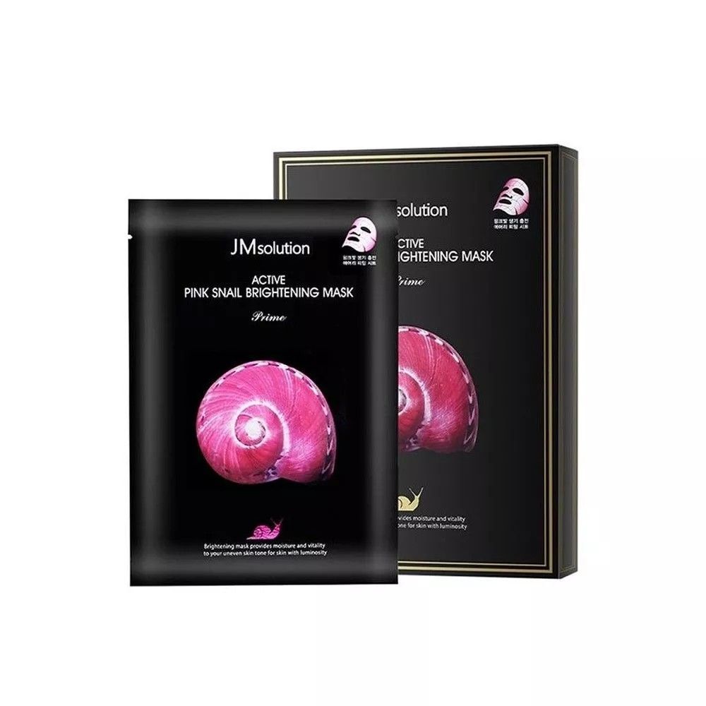 JM Solution Active pink Snail Brightening Mask 10s