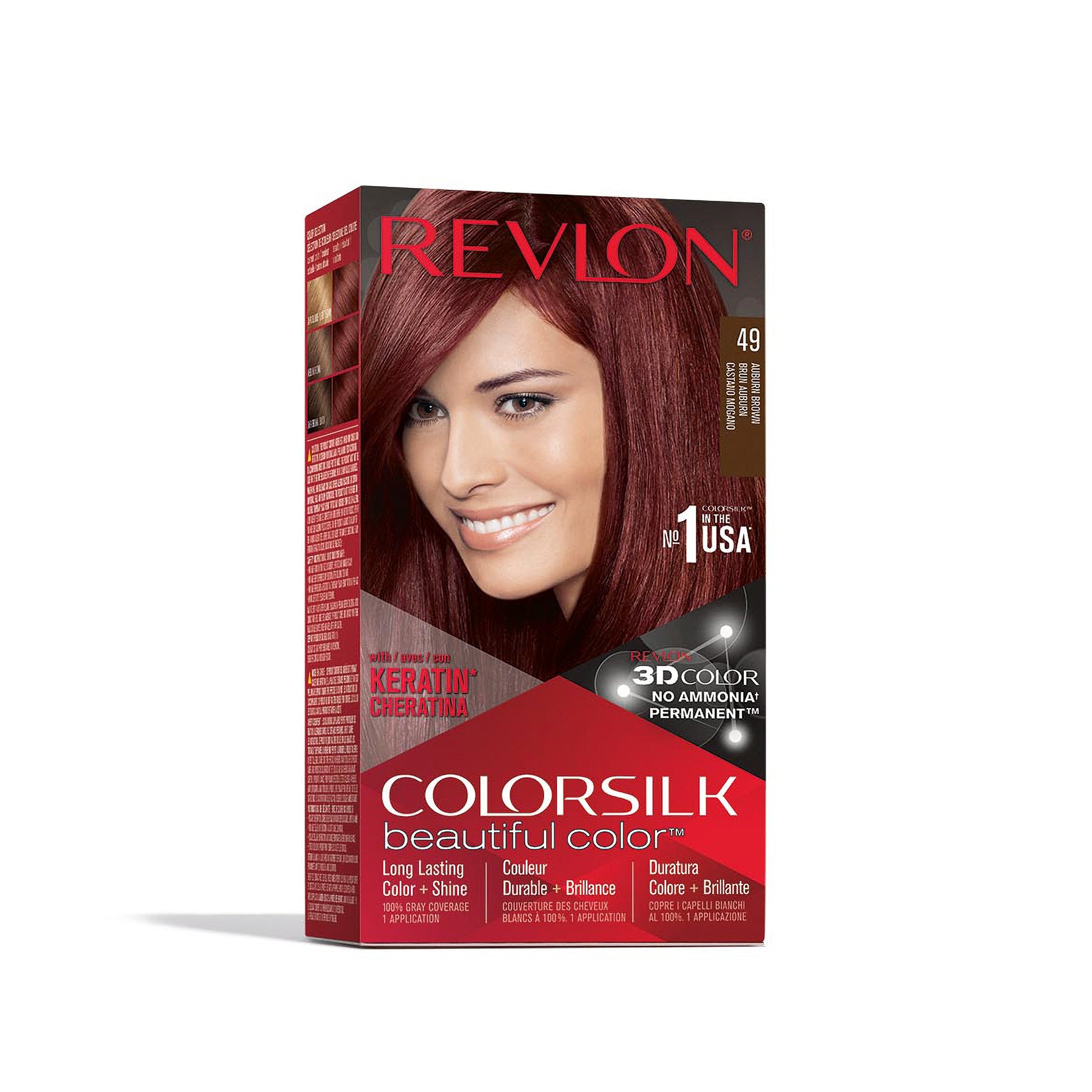 Revlon Color Silk 49 Auburn Brown