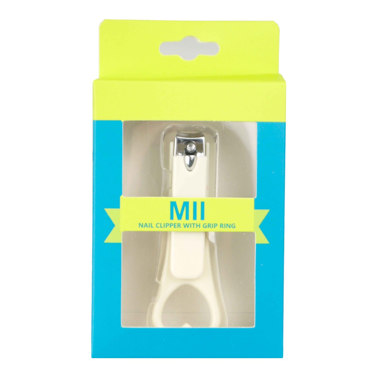 Mii Nail Clipper with Grip Ring, Assorted Colour