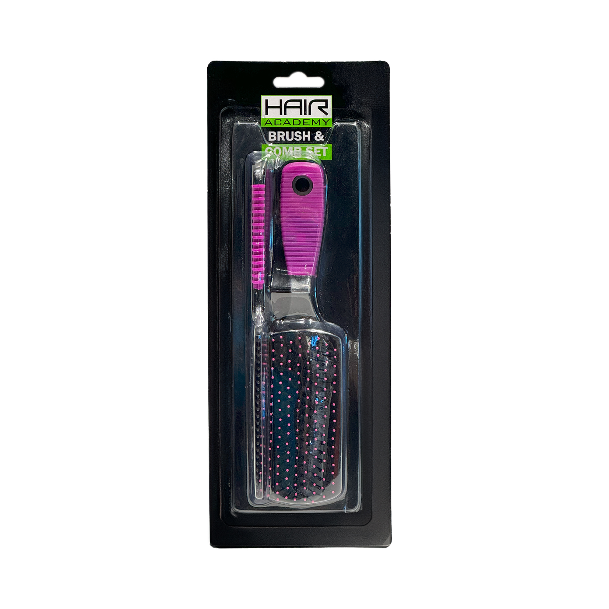 Hair Academy Brush & Comb Set