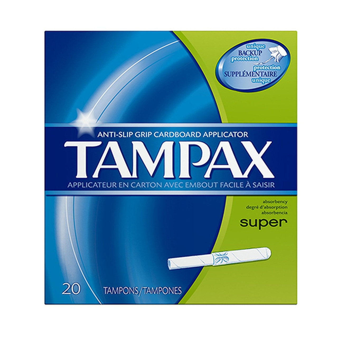Tampax Super Absorbency 20s