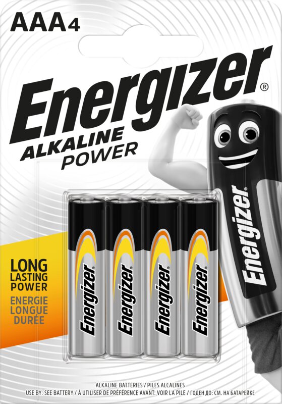 Energizer Power Battery AAA 4s