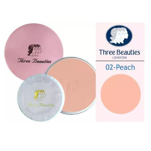 Three Beauties 804 Cream Powder Peach 02