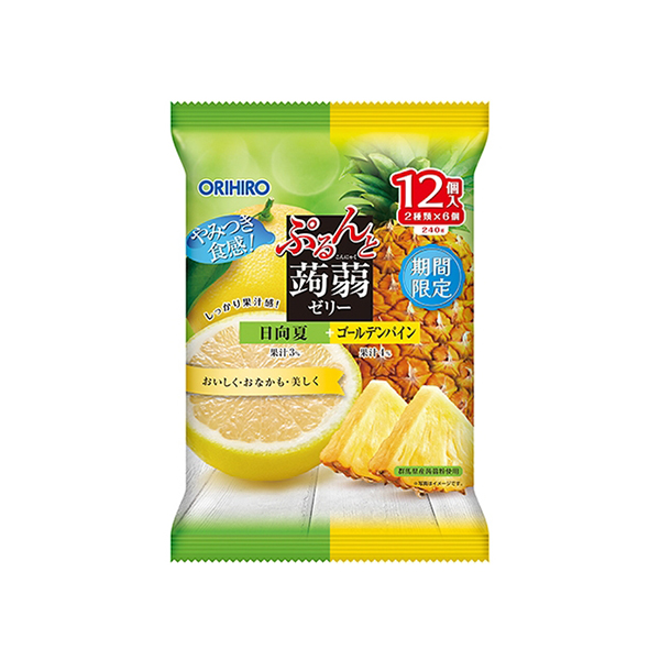 Orihiro Konjac Jelly Pouch Citrus & Pineapple Flavour
