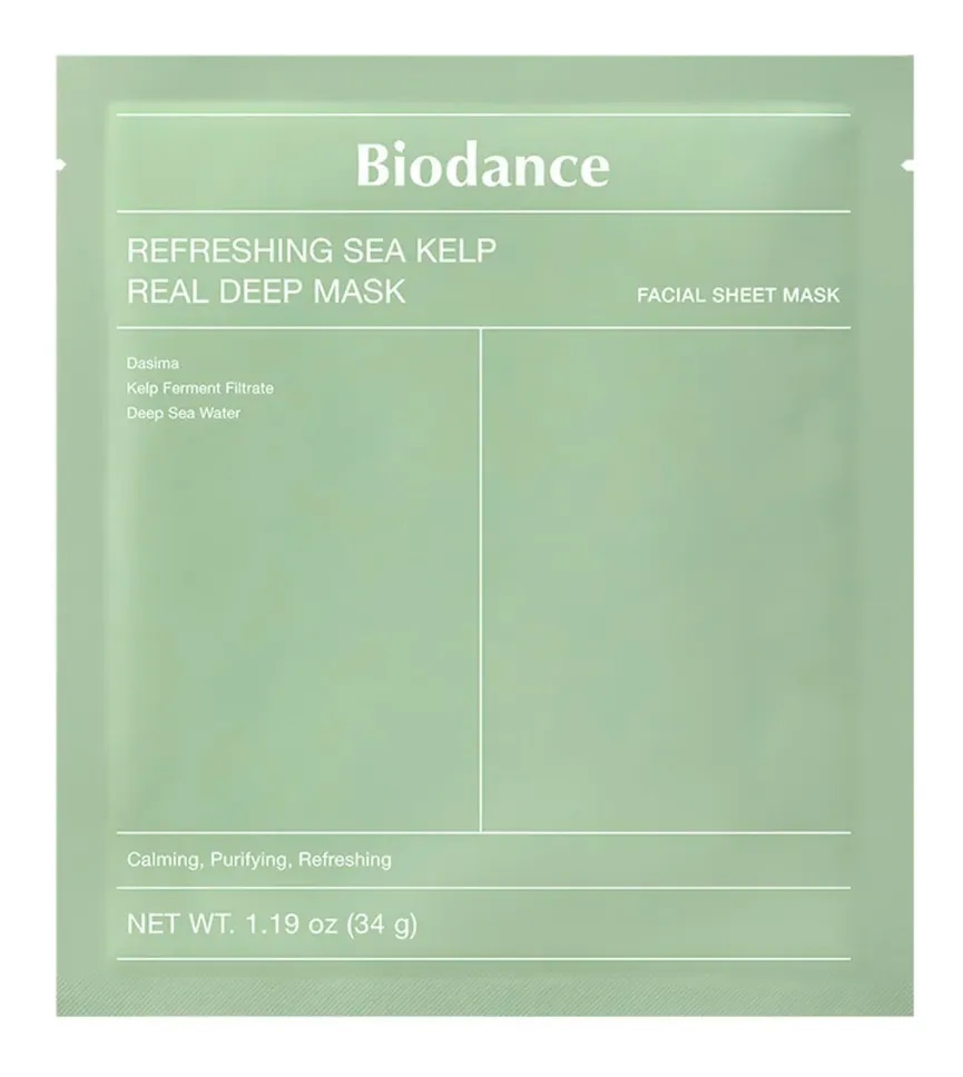Biodance Face Mask 1s Refreshing Sea Kelp