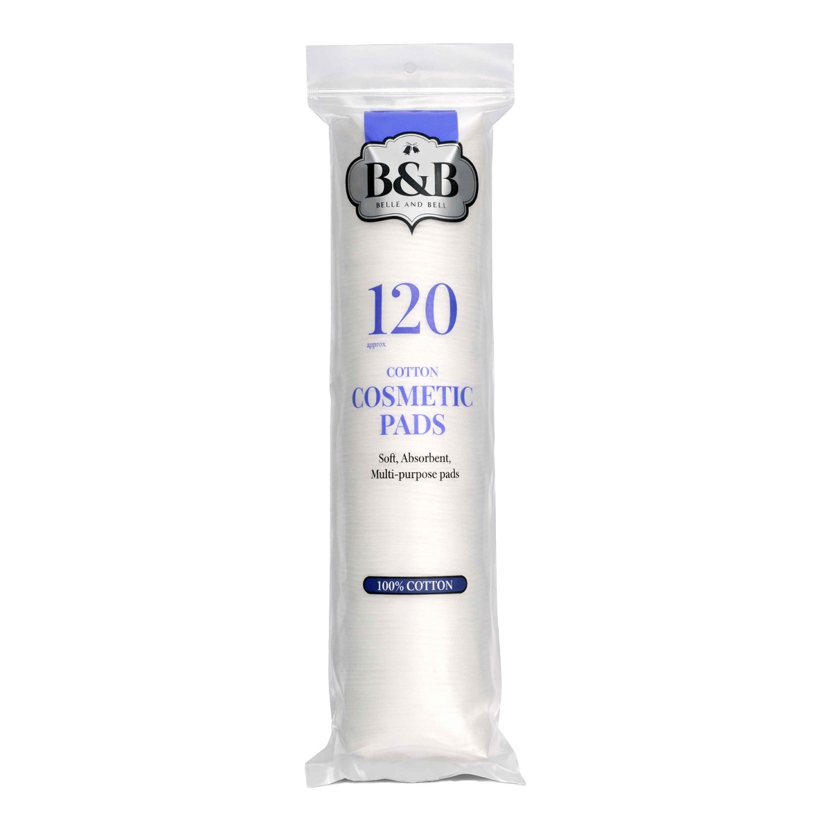 Belle And Bell Cotton Cosmetic Pads 120s