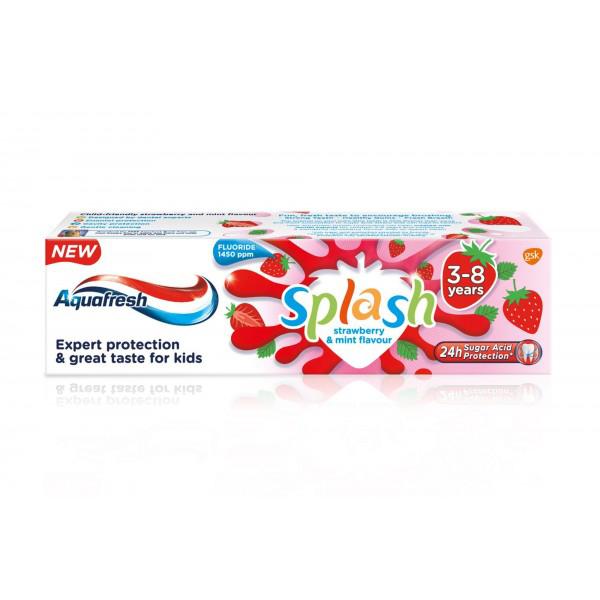 Aquafresh Toothpaste Kids Splash 3-8 Years Old