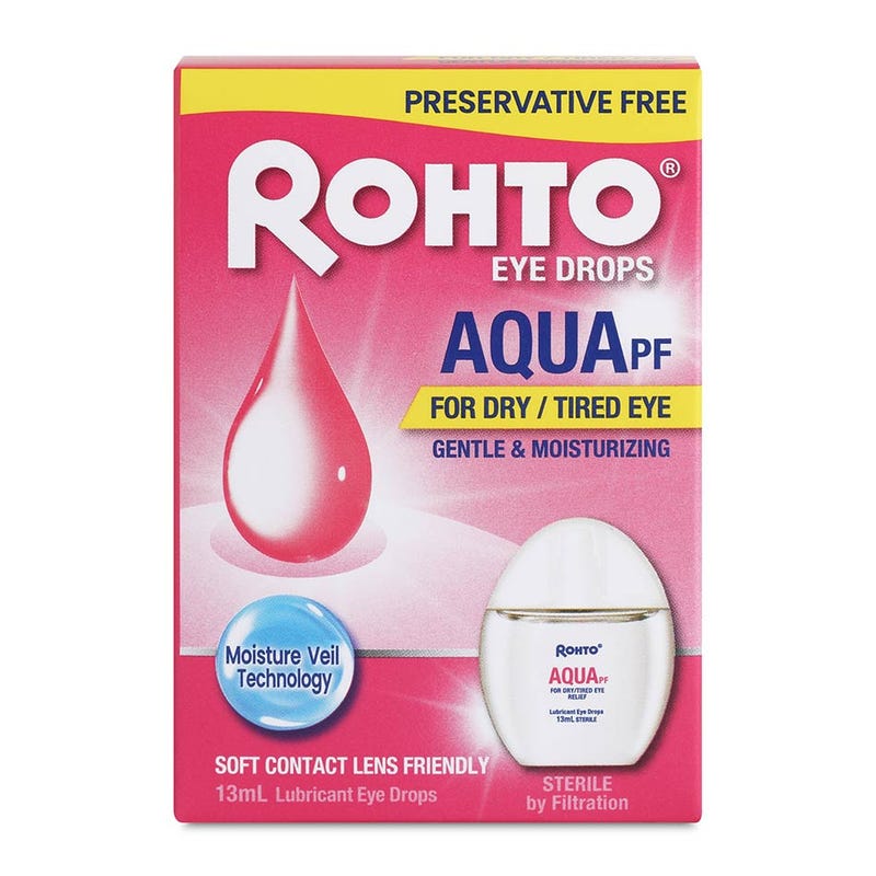 Rohto Eye Drops Aqua Preservative Free