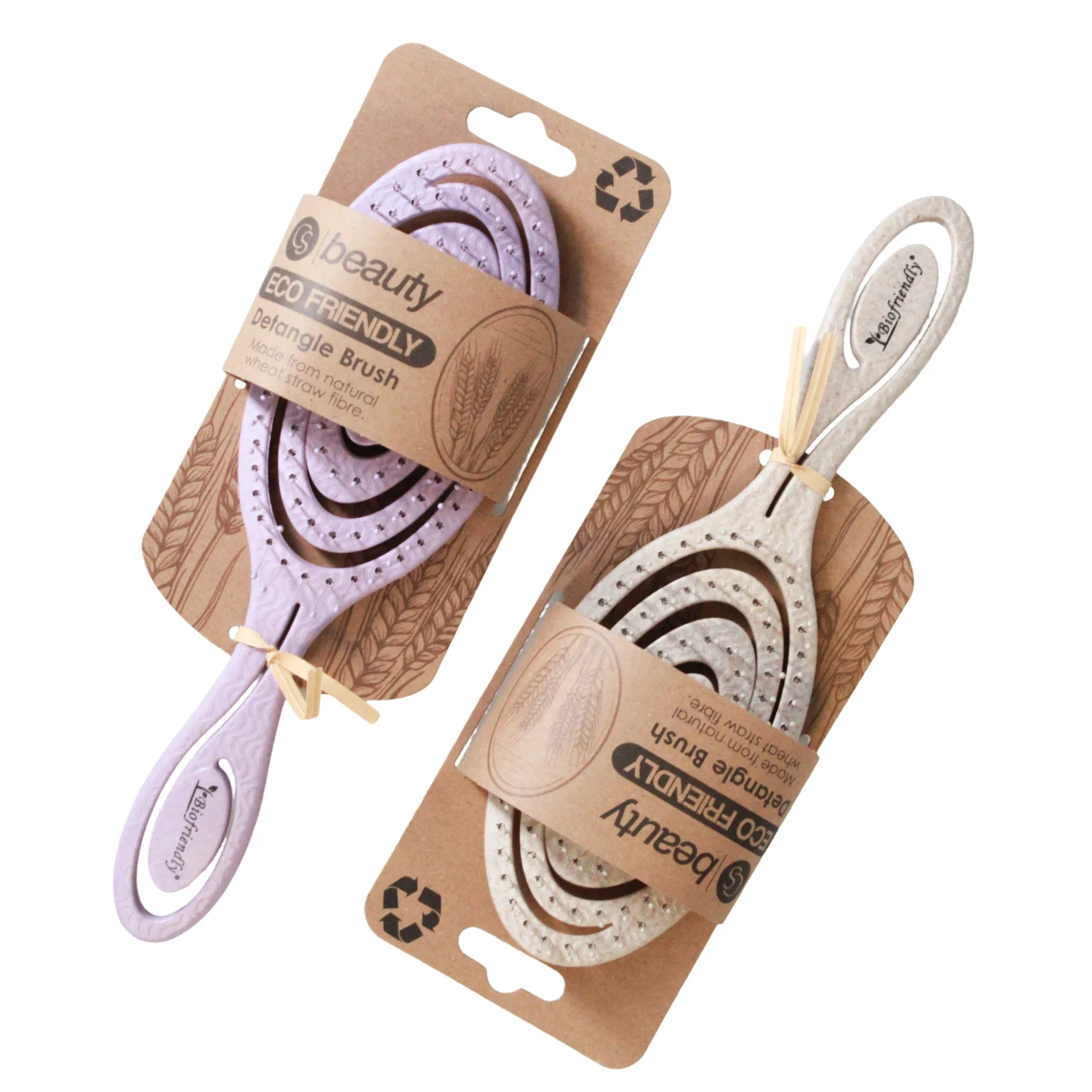 County Eco Friendly Detangle Brush 1s Assorted Colour