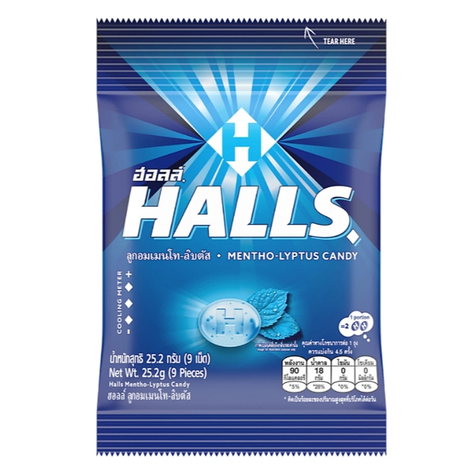 Halls Cool Candy 9s Mentho-Lyptus