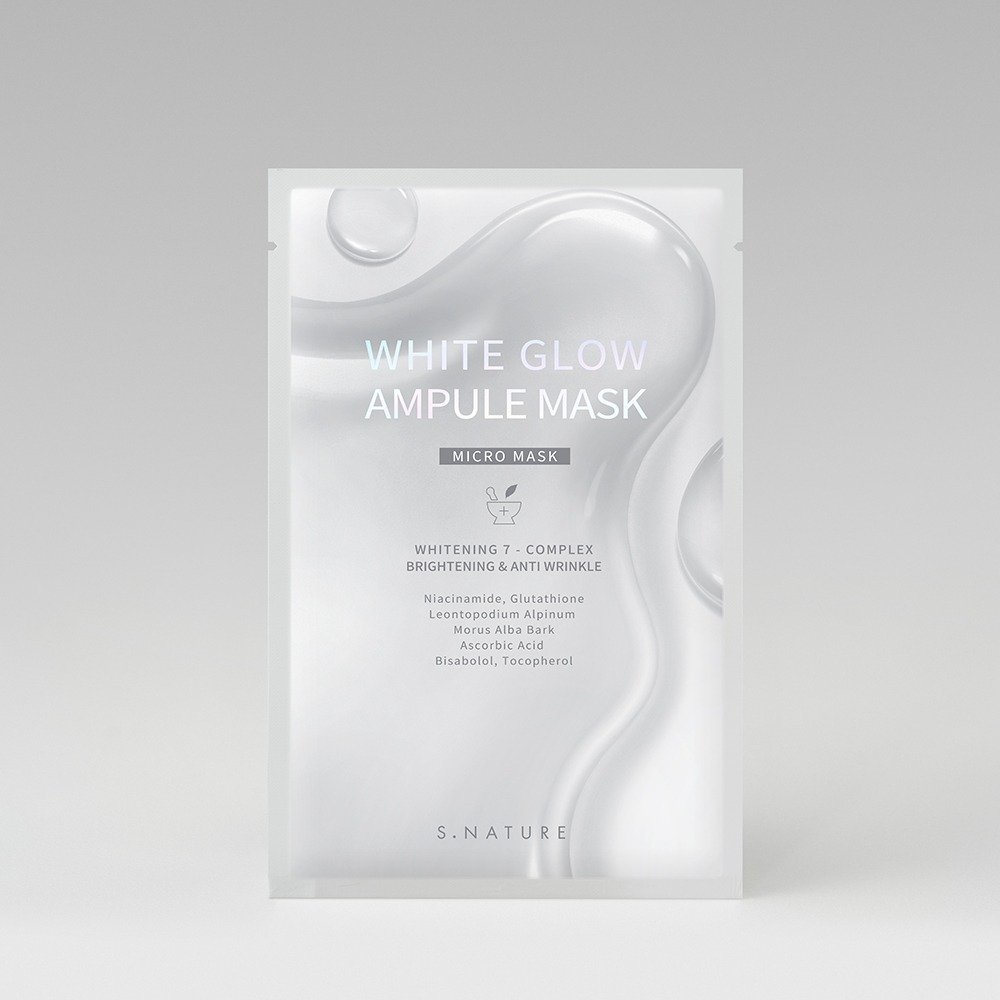 S.NATURE White Glow Ampule Mask