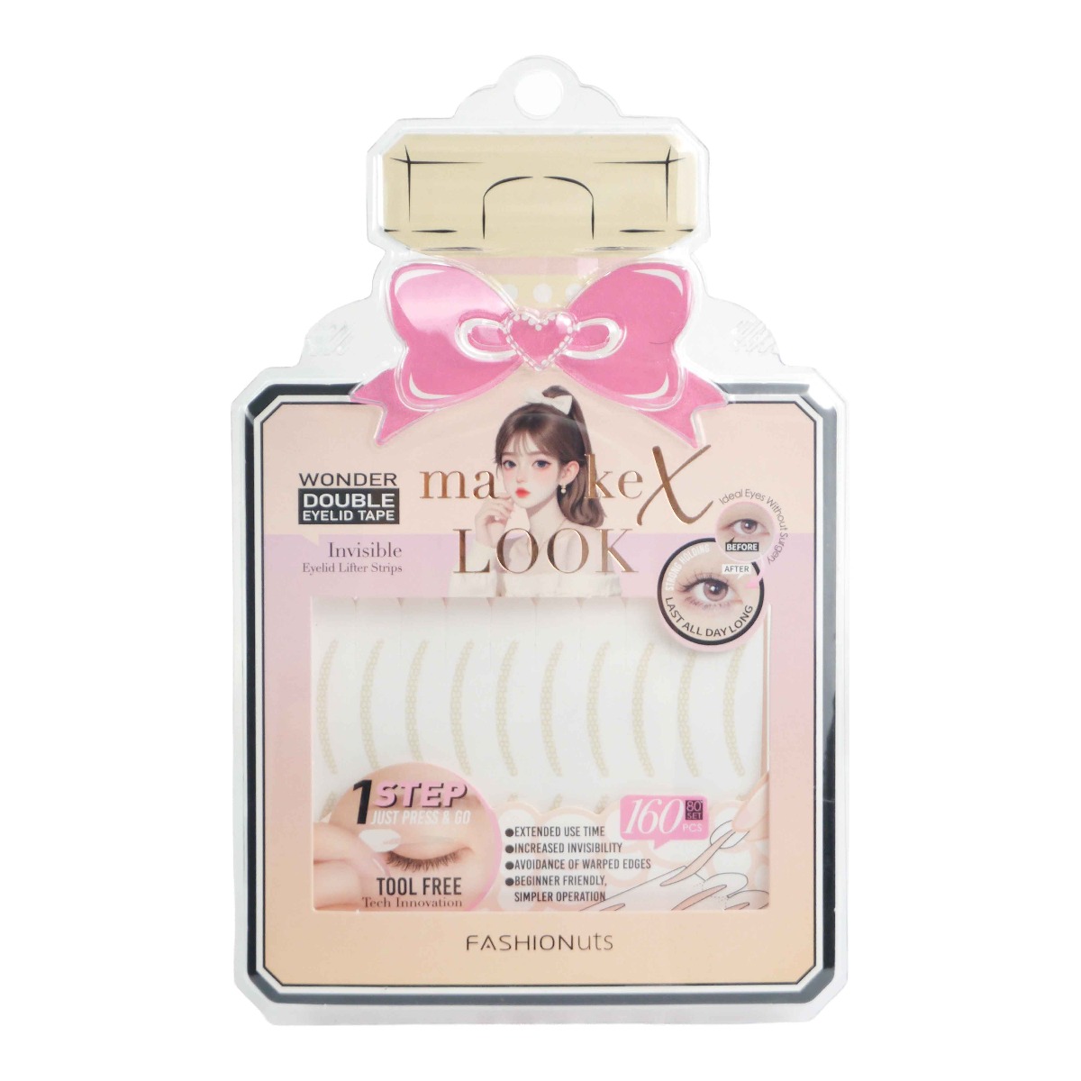 Fashionuts Make X Look Double Eyelid Tape 603 160s