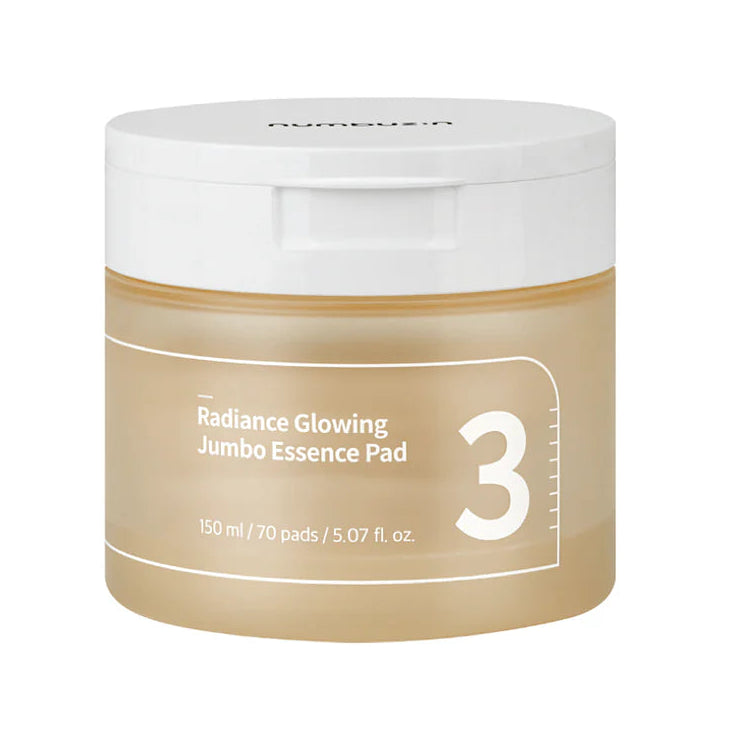 Numbuzin No.3 Radiance Glowing Jumbo Essence Pad 70s
