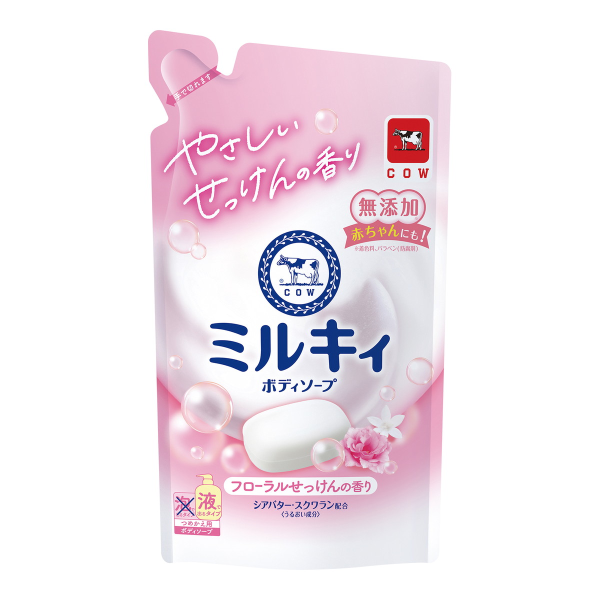 COW Milky Body Soap Refill Floral