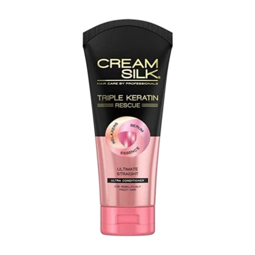 Cream Silk Triple Keratin Conditioner 170ml Ultimate Straight