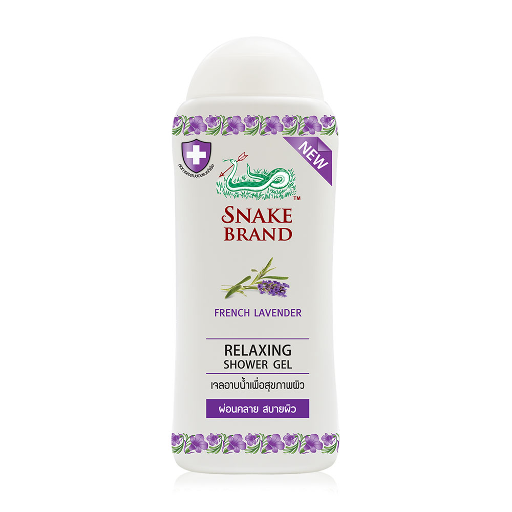 Snake Brand French Lavender Relaxing Shower Gel