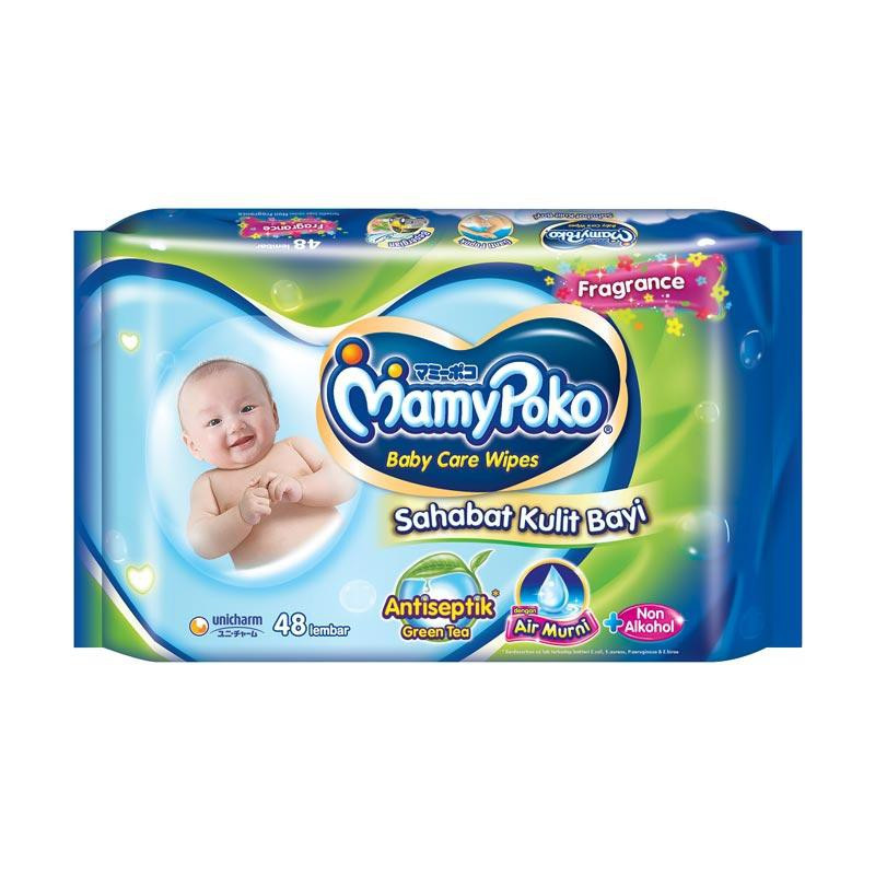 Mamypoko Antiseptic Wipes 48s Green Tea