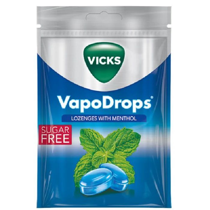 Vicks Vapodrops Cool Menthol 72g Sugar Free