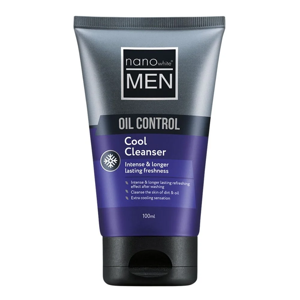 Nano White Men Oil Control Cool Cleanser