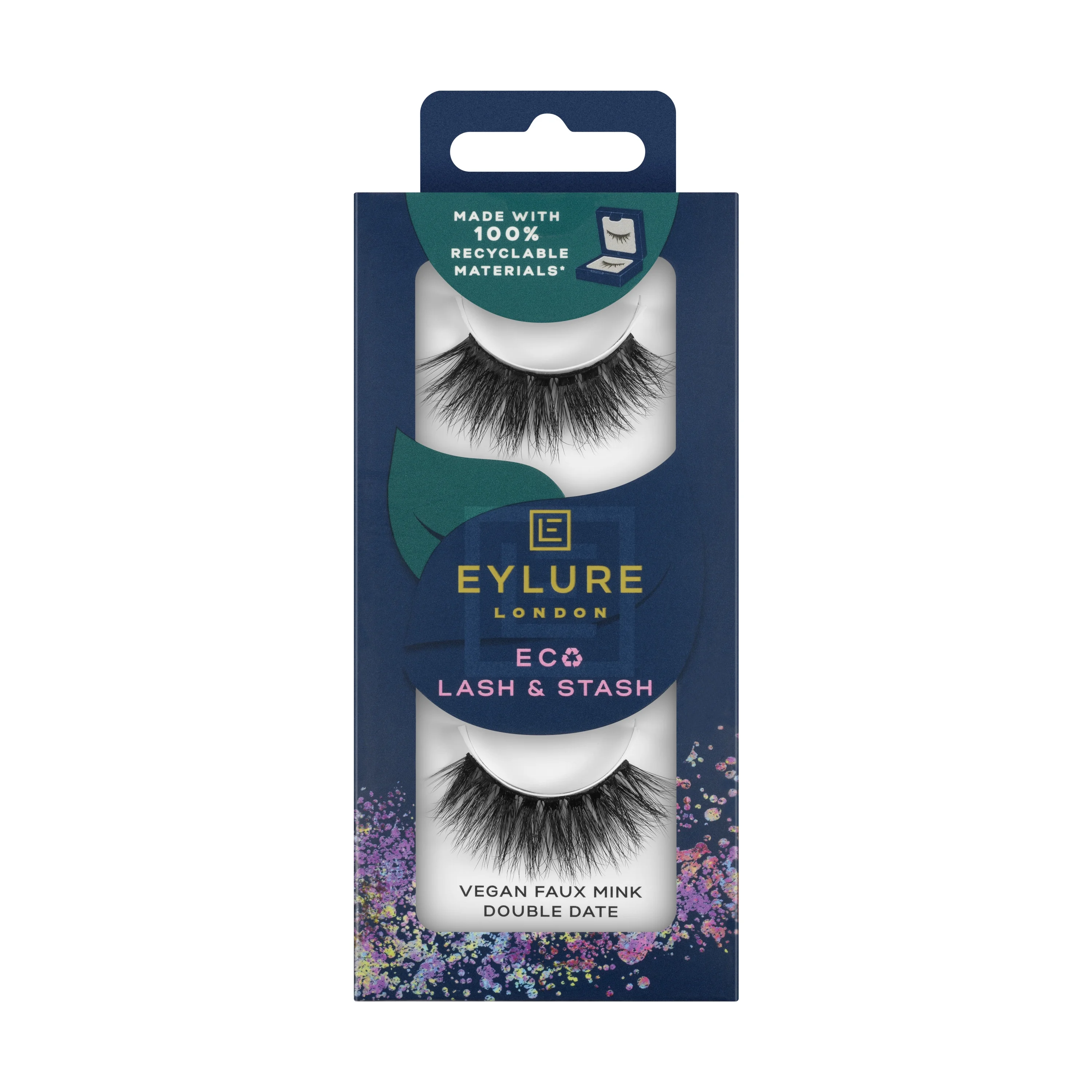 Eylure Eco Lash & Stash Eyelash Vegan Faux Mink Double Date