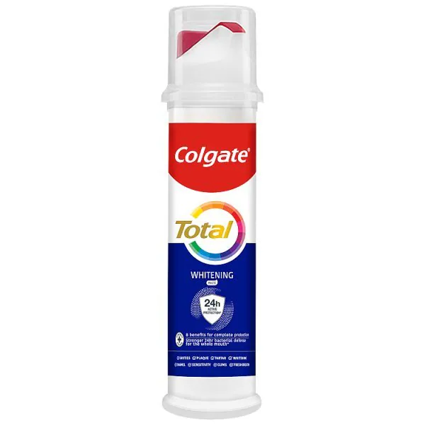 Colgate Toothpaste Pump 100ml Total Whitening