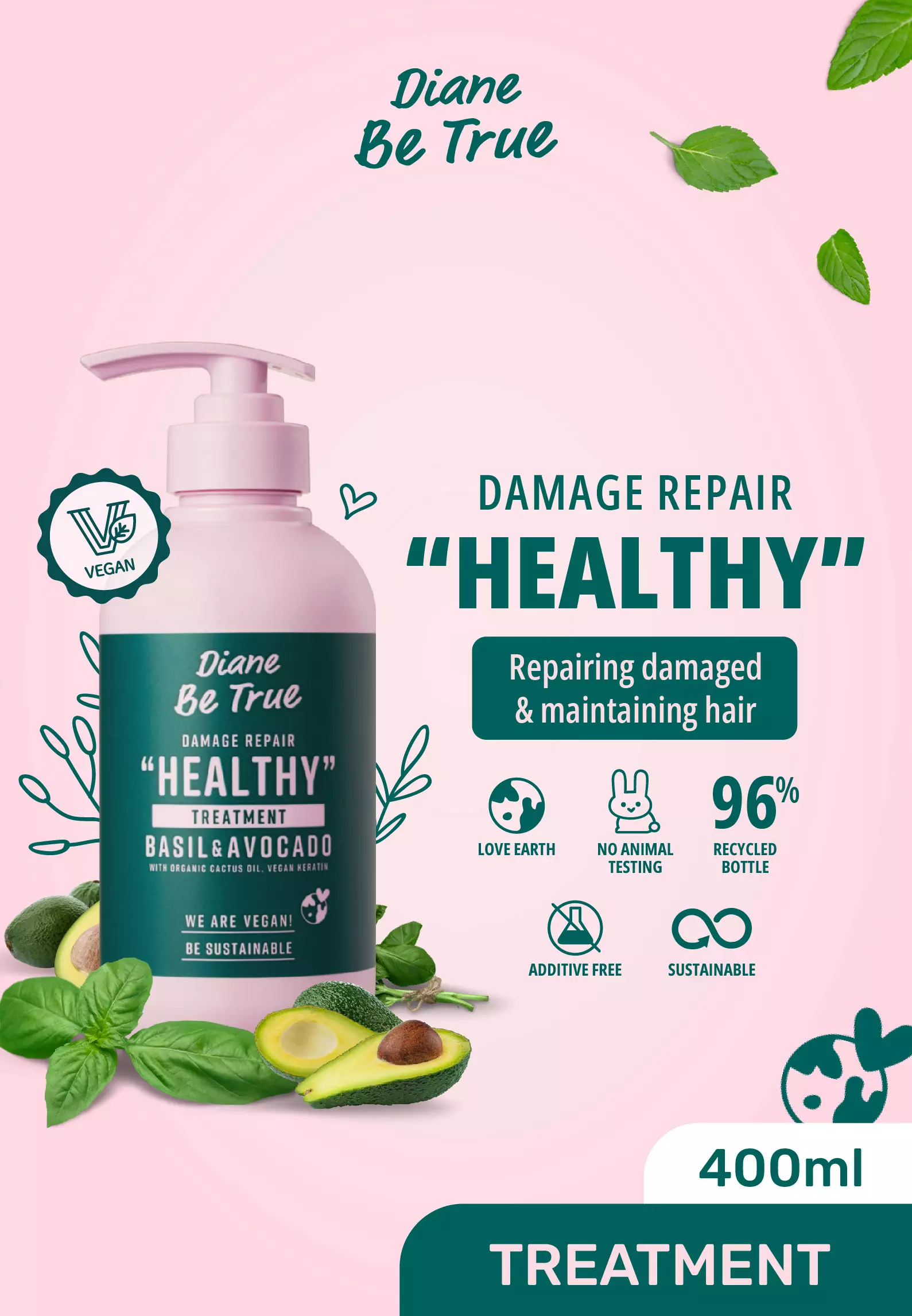 Moist Diane Be True Treatment Damage Repair